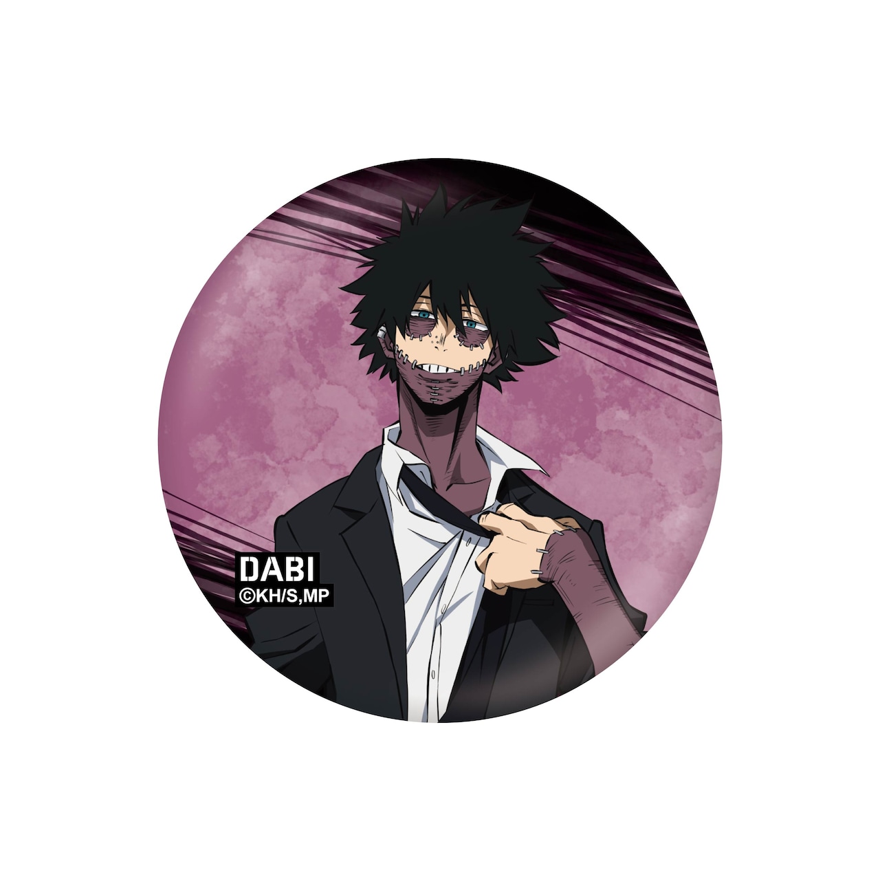 ヒロアカ 荼毘 缶バッジ ヒロヴィラフェス ヒーロー×ヴィランフェス