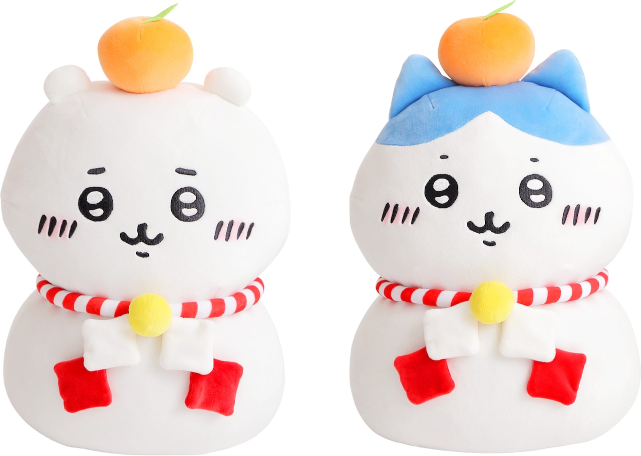 ちいかわ おもちもちもちマスコット 郵便局 お正月 鏡餅 かがみもち