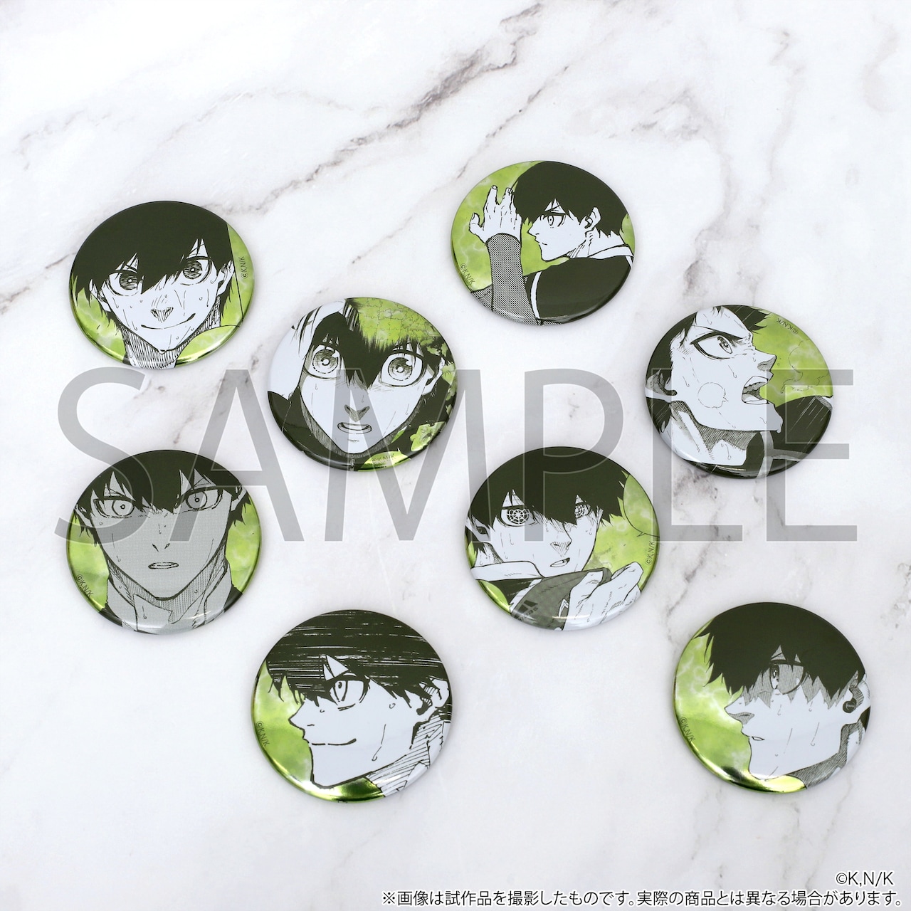 ブルーロック 原画展 推しキャラバッジコレクション カイザー F 22個