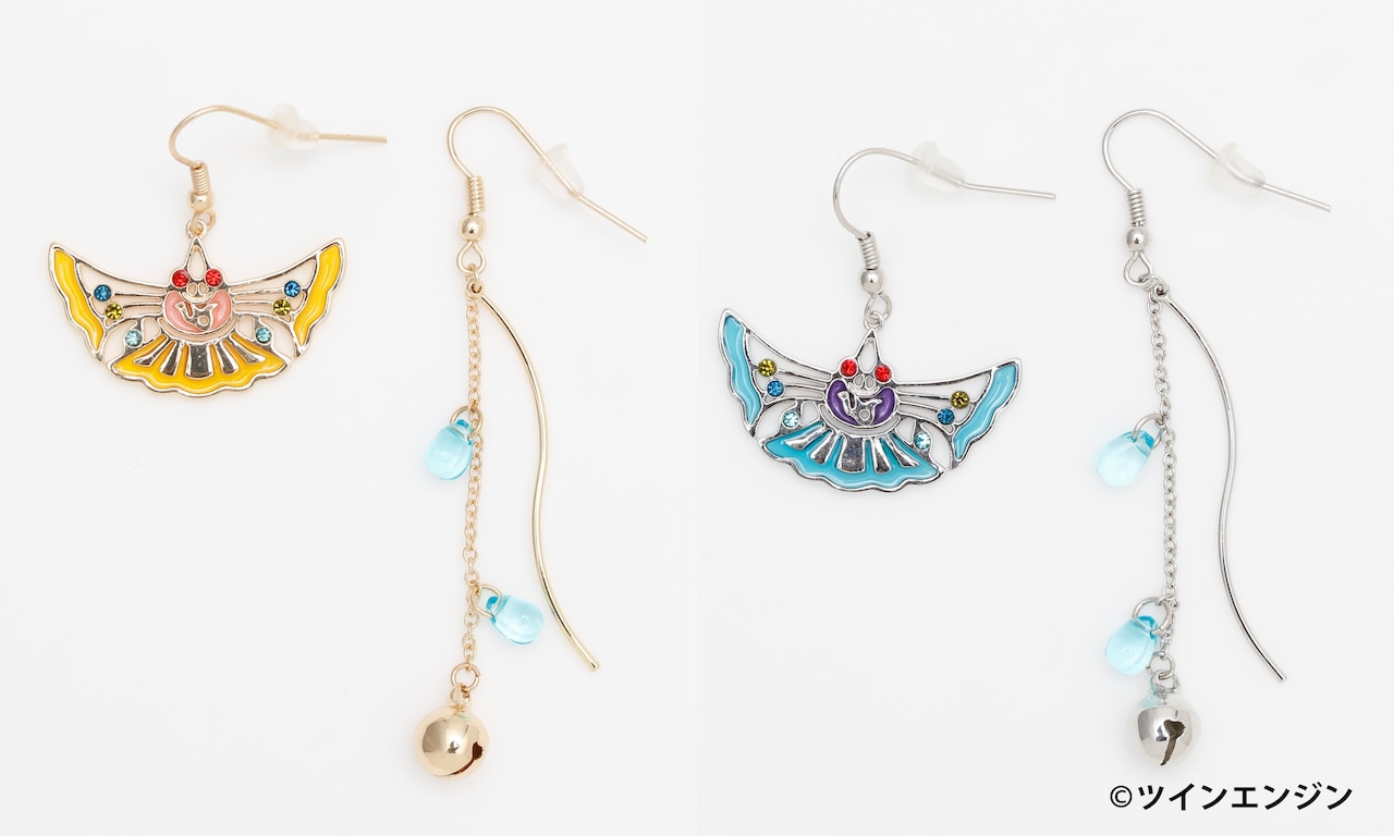 天秤ピアス《カヤ×モノノ怪コラボ》」。価格は各3300円。 [画像