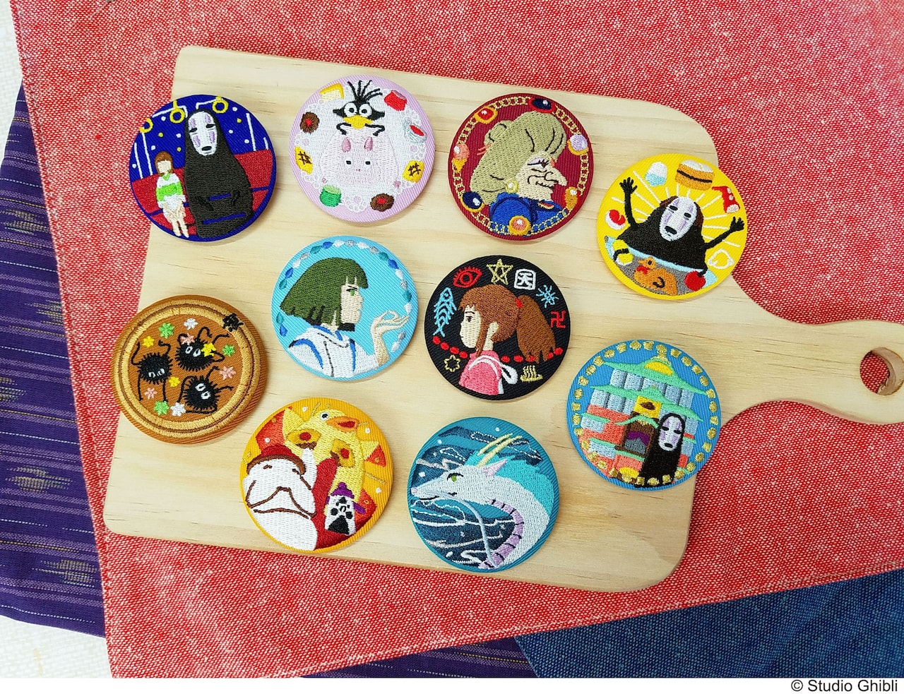 完売品』千と千尋の神隠し 刺繍ブローチコレクション コンプリート