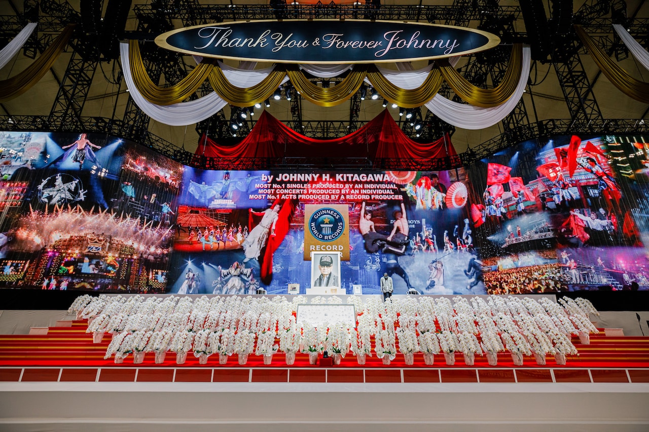 ジャニー喜多川「お別れの会」の様子。 [画像ギャラリー 1/1