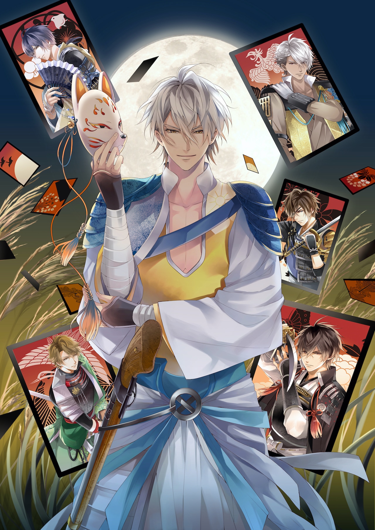 イケメン戦国 明智光秀 缶バッジ 箔押し 神推し 福知山コラボ 感謝祭