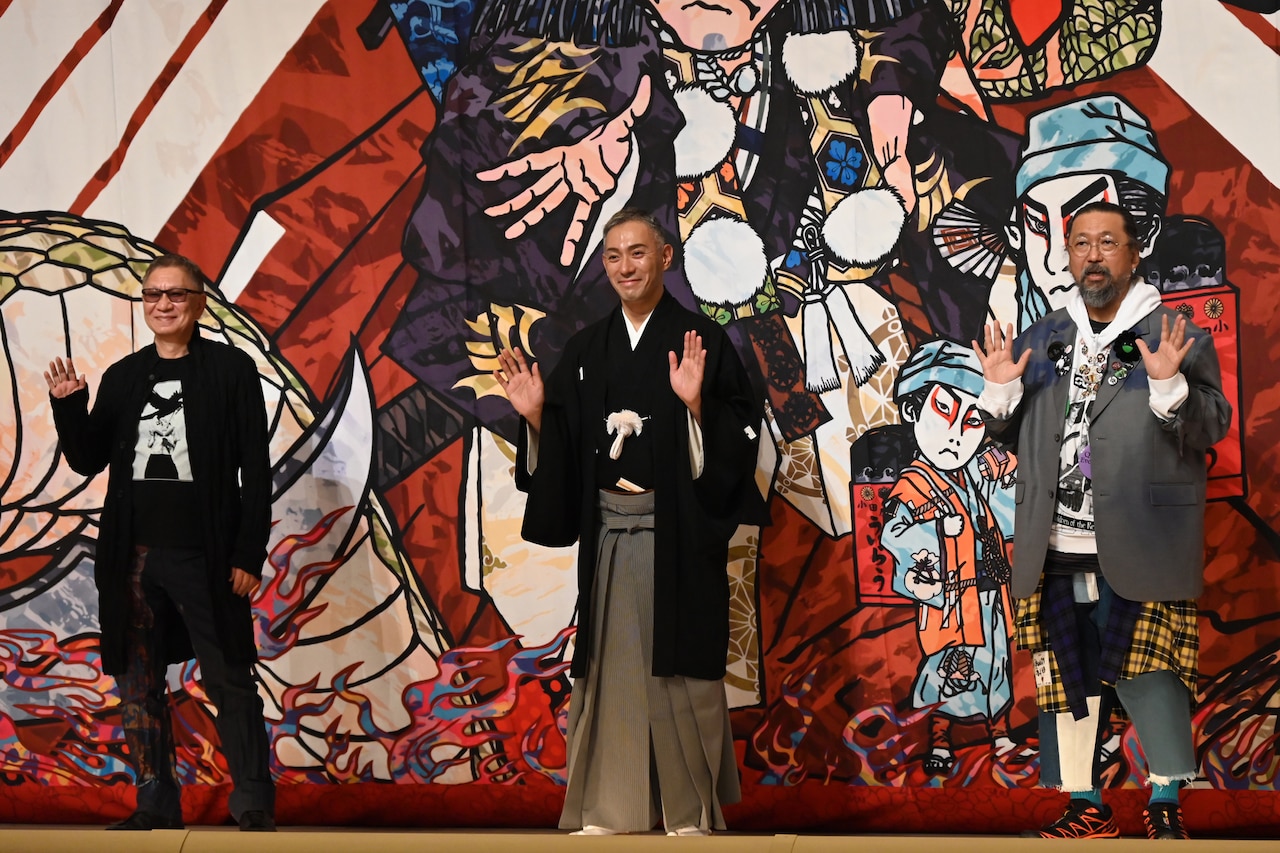 PSA10】村上隆 もののけ京都 十三代目市川團十郎白猿 襲名十八番左端