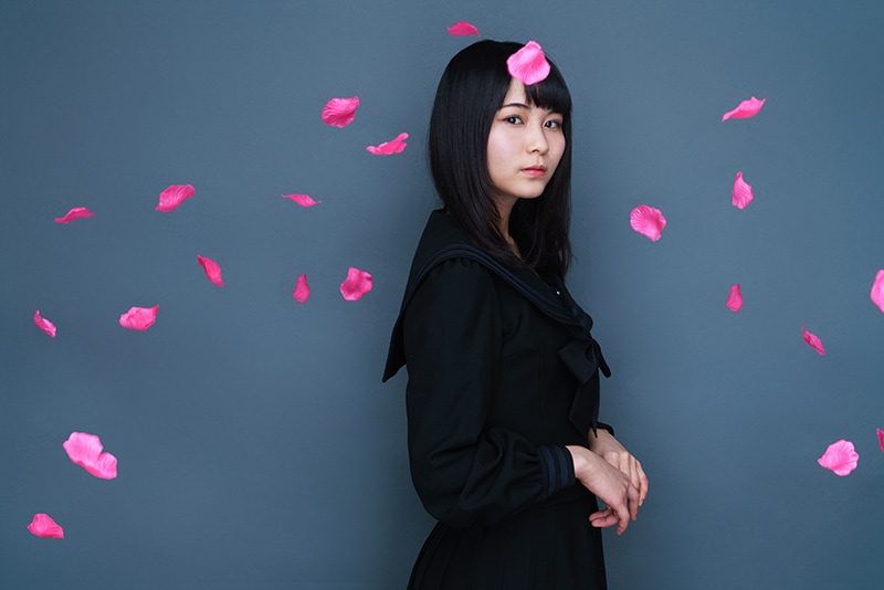 LOVE大場花菜「ドライブデート都内」直筆サイン入り生写真チュウ