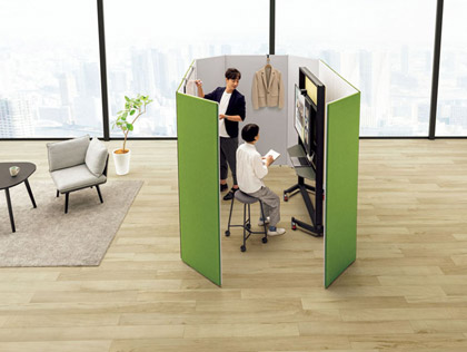 パーティション（パーティション）、パネル - オフィス分野｜内田洋行