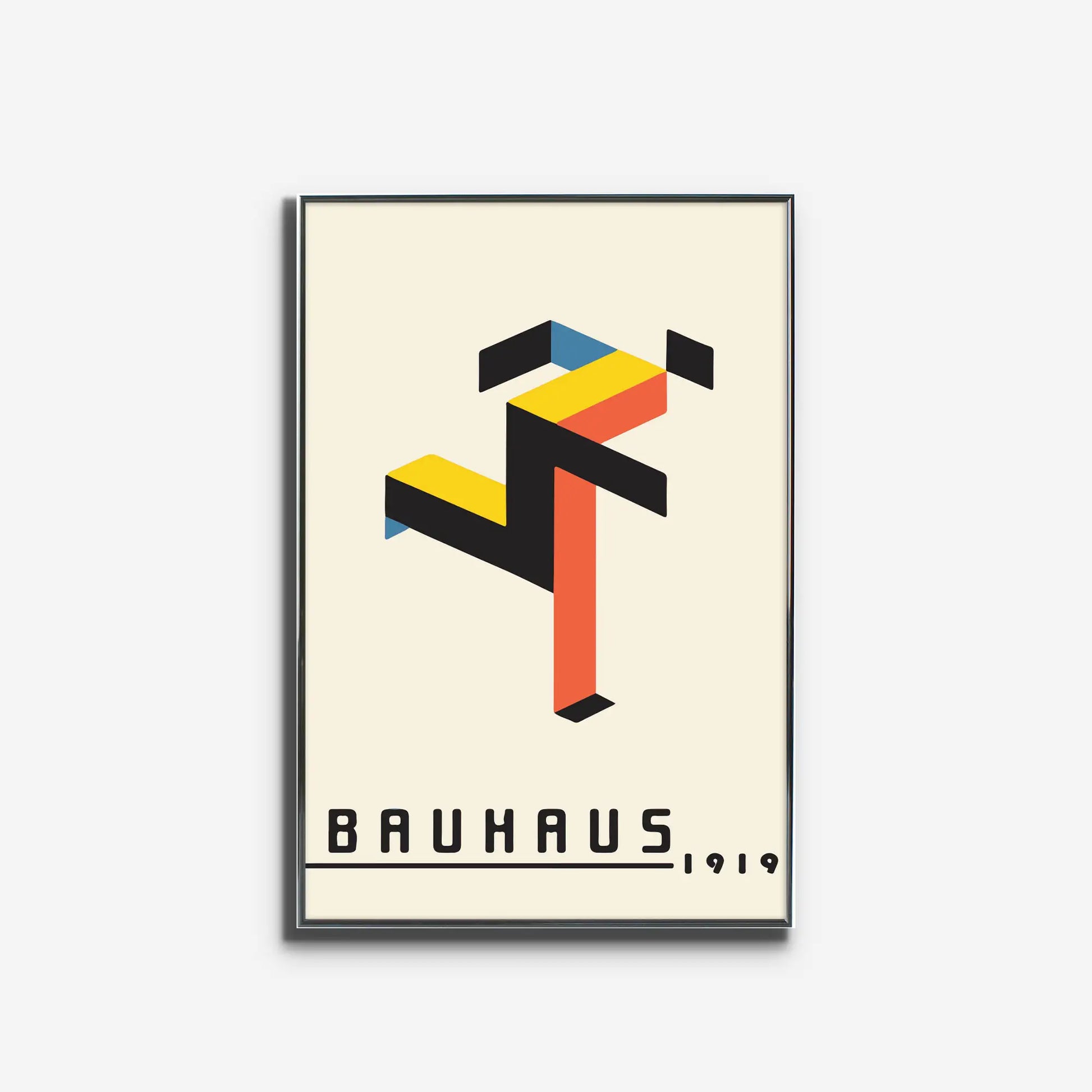 バウハウス ポスター｜Running Bauhaus 抽象デザインアート – Official