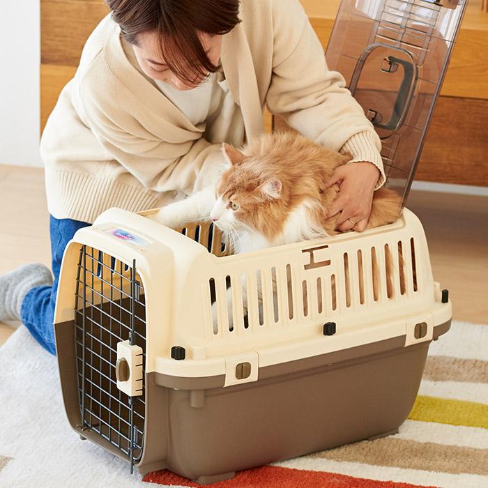 ペットケンネル・ファーストクラス トップオープン / クリア（L60T