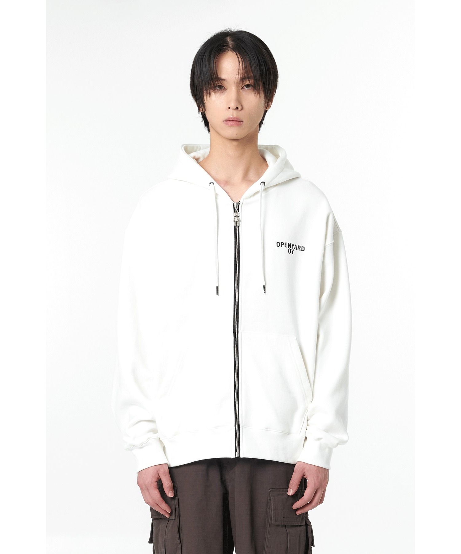 OY/オーワイ』I LOVE OY HOODIE ZIP UP/バックデザインジップアップ