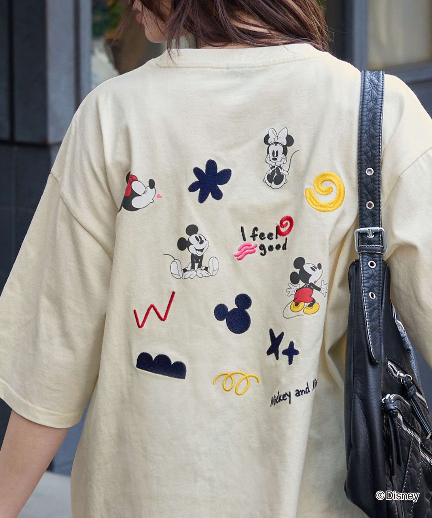 Disney】別注/ミッキーマウス/ミニーマウス/オールドグラフィック