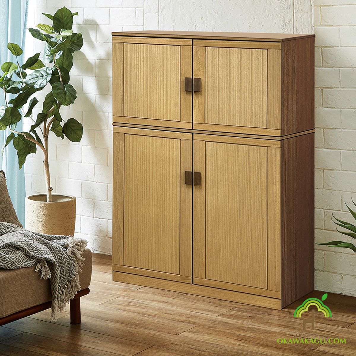 味のある木製の引き出し2段 チェスト 桐箪笥 味のある木製の引き出し2