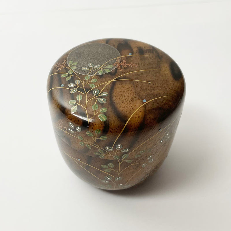 特上杢】【黒柿】蒔絵 中棗 （現品限り） – おかや木芸