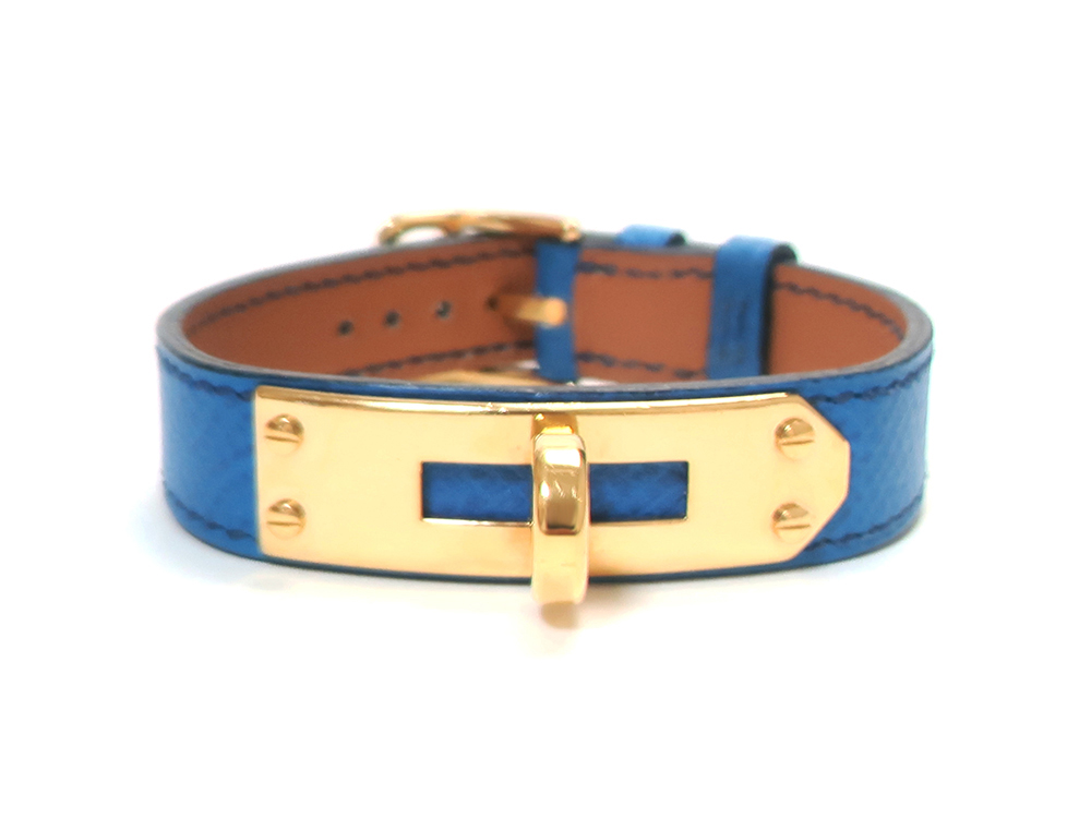 エルメス ケリー ブレスレット (ケリーウォッチ替えベルト） ブルー系