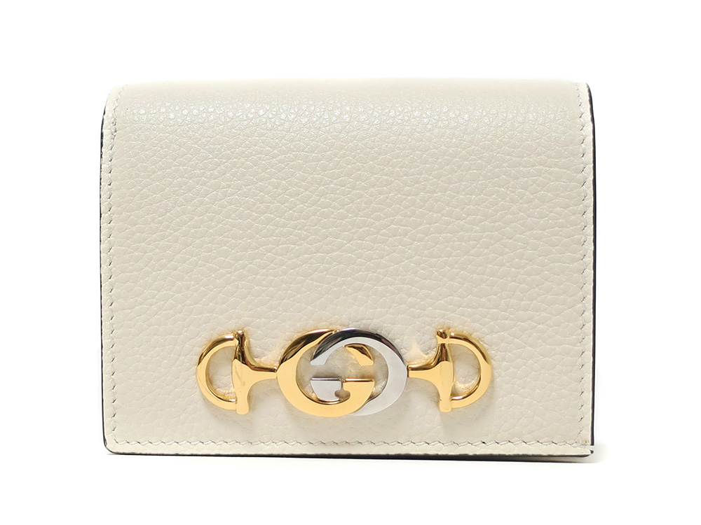グッチ ズゥミ チェーン付 財布 アイボリー 570660 | 【オオクラヤ