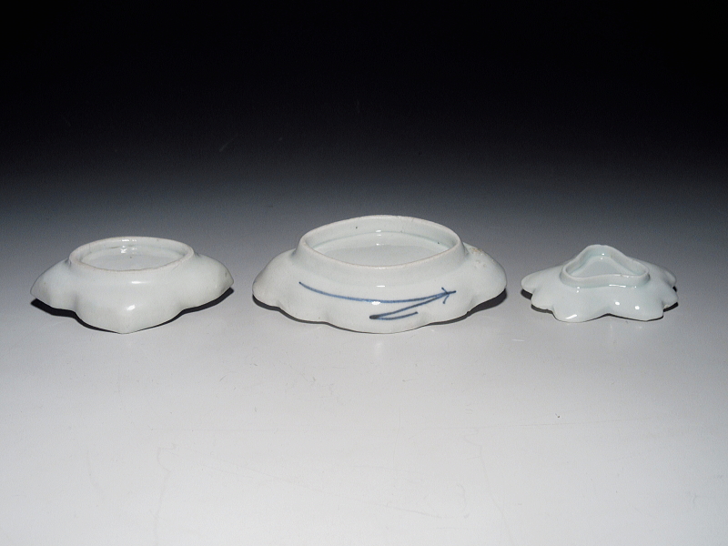 古伊万里 伊万里 江戸 中期 豆皿 小皿 2客セット 金継ぎ 材料