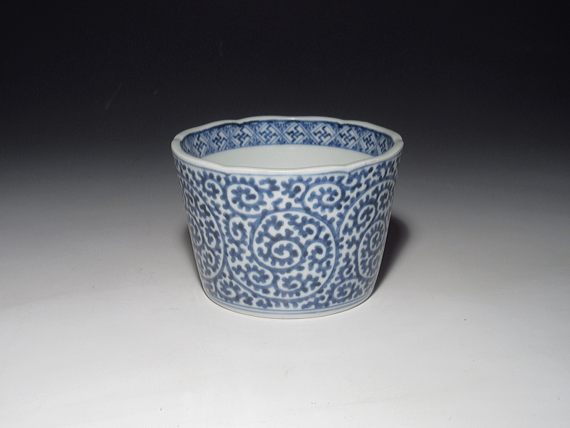 染付 蛸唐草 蕎麦猪口 5客 Amazon｜風景ドットコム たこ唐草 そば