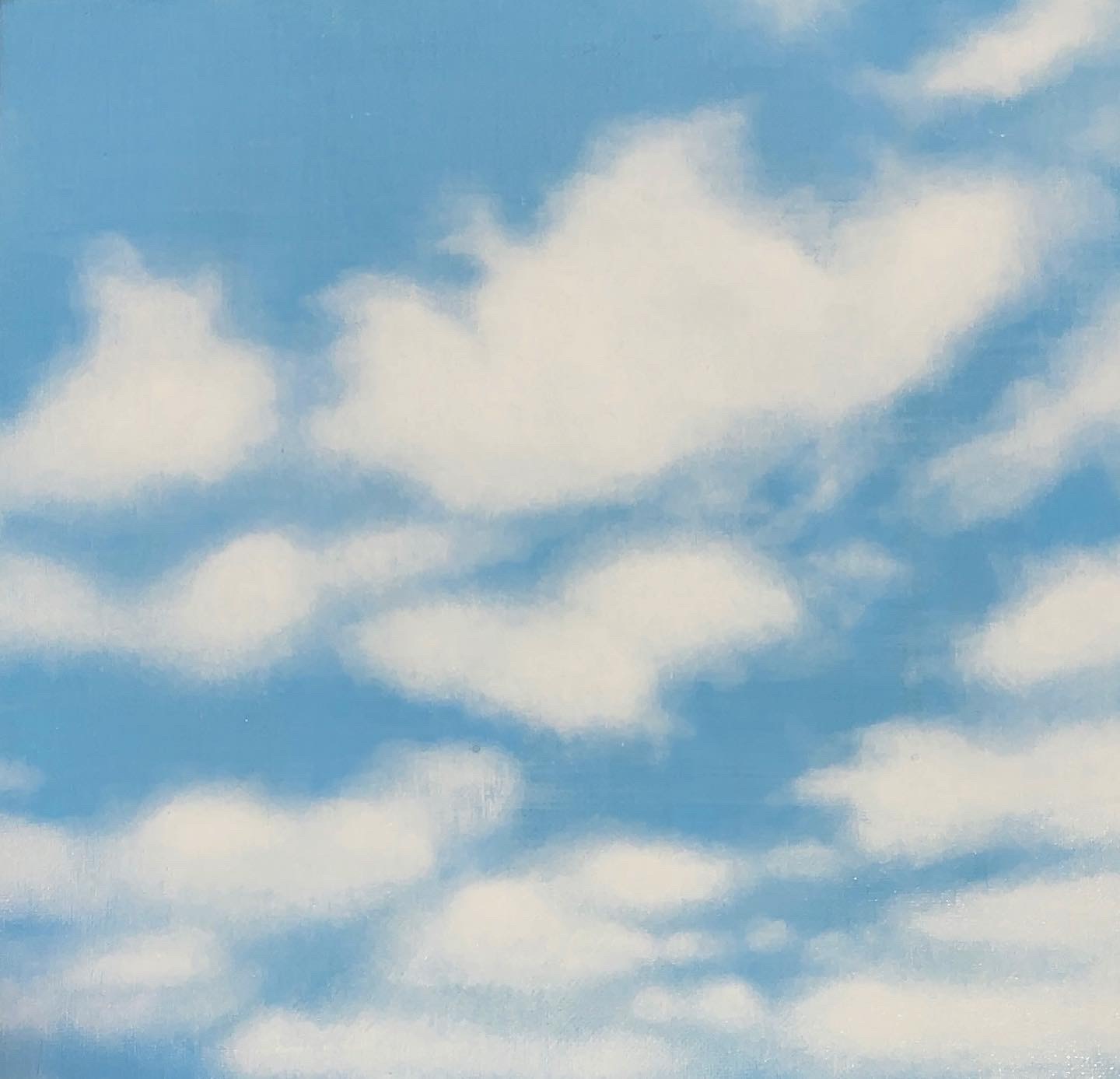 油絵でリアルな青空と雲を描く | 分かりやすい製作工程 - 油絵LOVERS