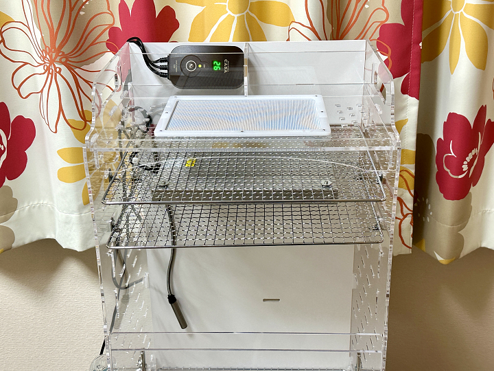 GEXアクリルルーム390High暖突 底面パネルヒーター ペット用簡易テント