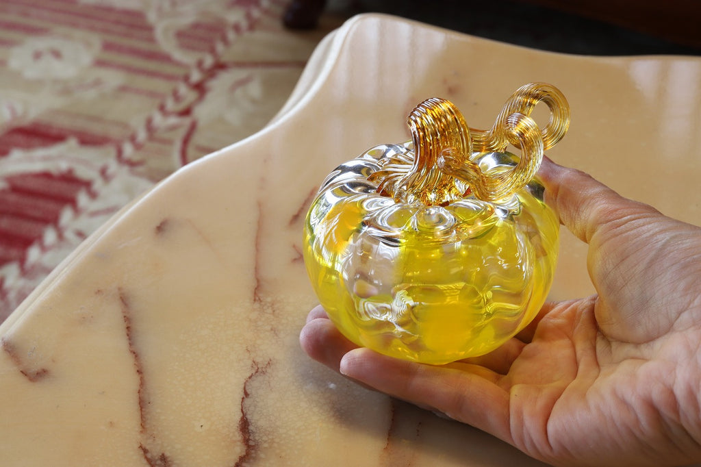 ガラス浮き玉 ガラス玉 黄茶色 ☆缶 ガラス浮玉NO.09（29cm） 漁業用