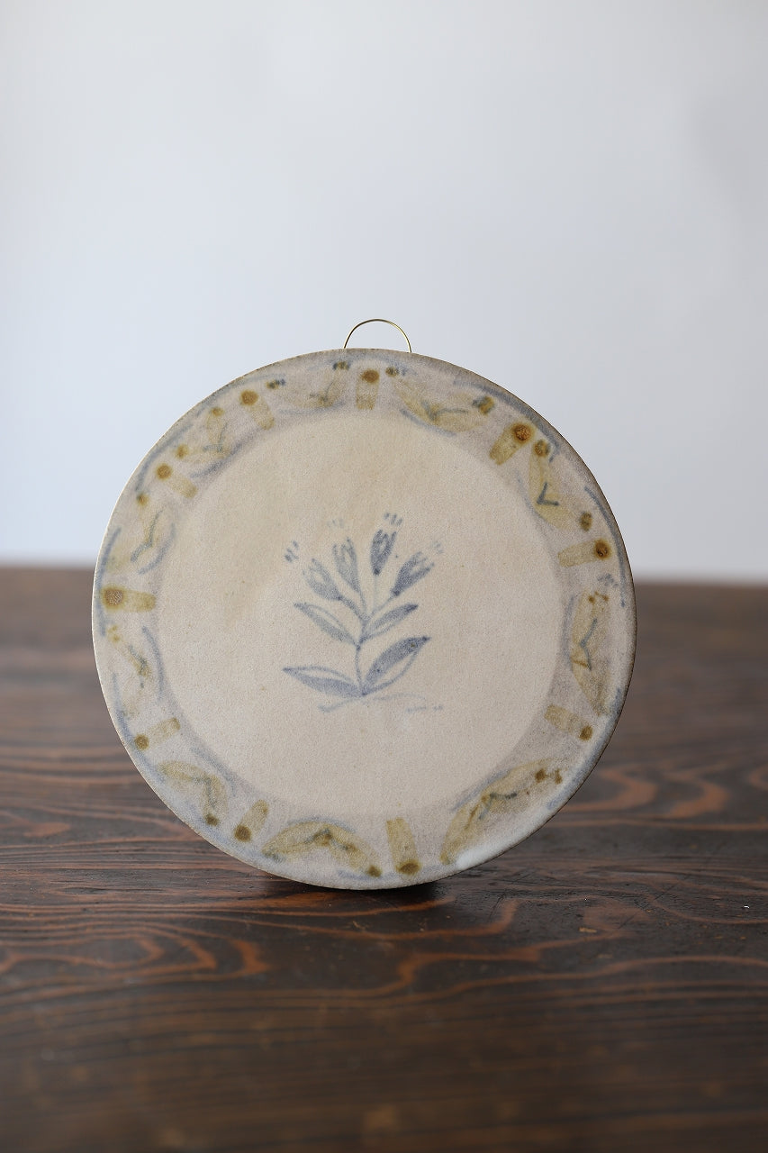 鳥居 あす花 陶板（壁掛け）円形 – 大寺幸八郎商店