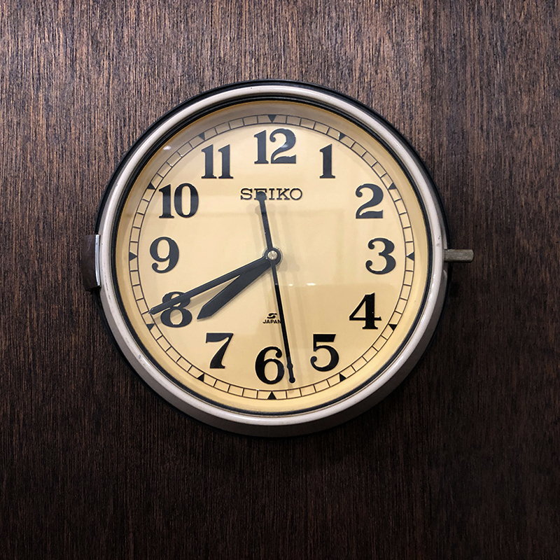SEIKO（セイコー SEIKOSHA） 防塵時計 Bus Clock バスクロック 壁掛け