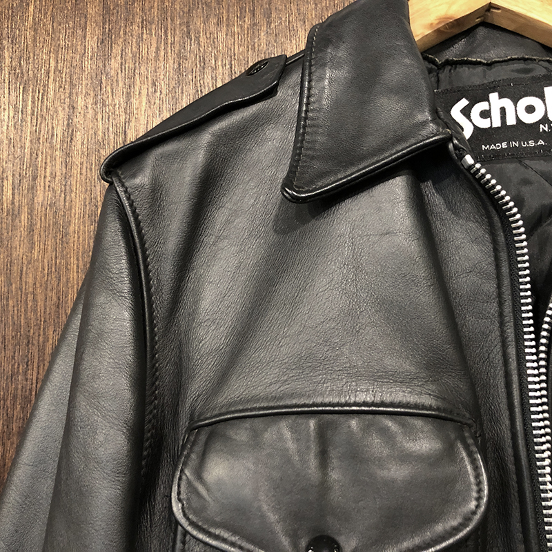 アイロン台様✨Schott ショット ポリスマンジャケット 602 レザー 40