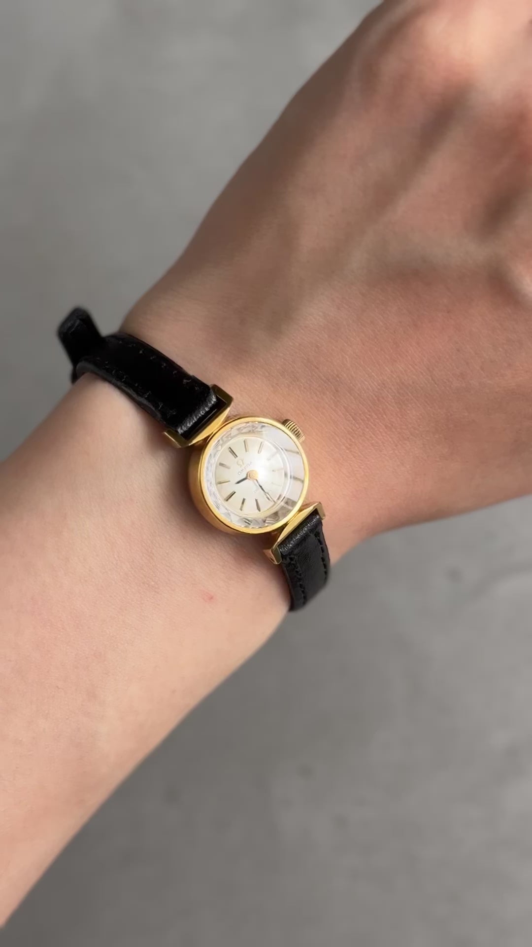 OMEGA オメガ DE VILLE デビル カットガラス ウォッチ 腕時計