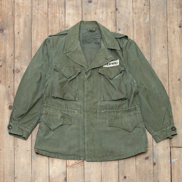 40s WW2 Vintage US Army M-1943 'M43' Field Jacket - Large – Omega