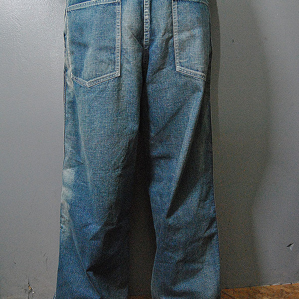 COMME des GARÇONS サルエルパンツ デニム ボトム ブルー SCOMME des