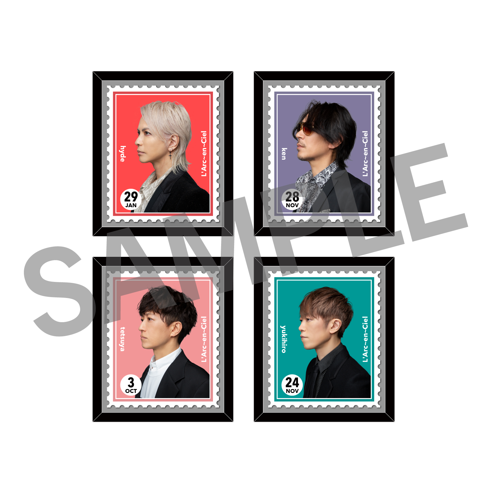 L'Arc-en-Ciel ラルスクラッチA賞 巨大アクリルスタンド L'Arc-en-Ciel