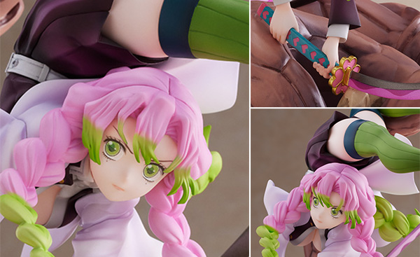 鬼滅の刃」より恋柱・甘露寺蜜璃がアクションフィギュア「BUZZmod