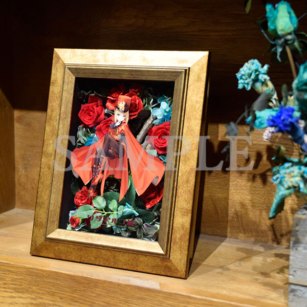 フラワーフレームアート＜ネロ・クラウディウス＞ / ワダアルコ展