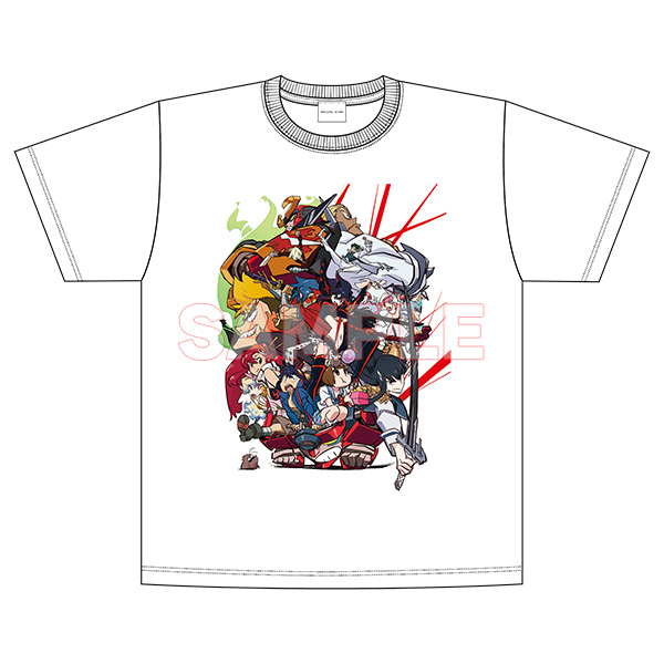 天元突破グレンラガン対キルラキル展 Tシャツ 白（全3サイズ）