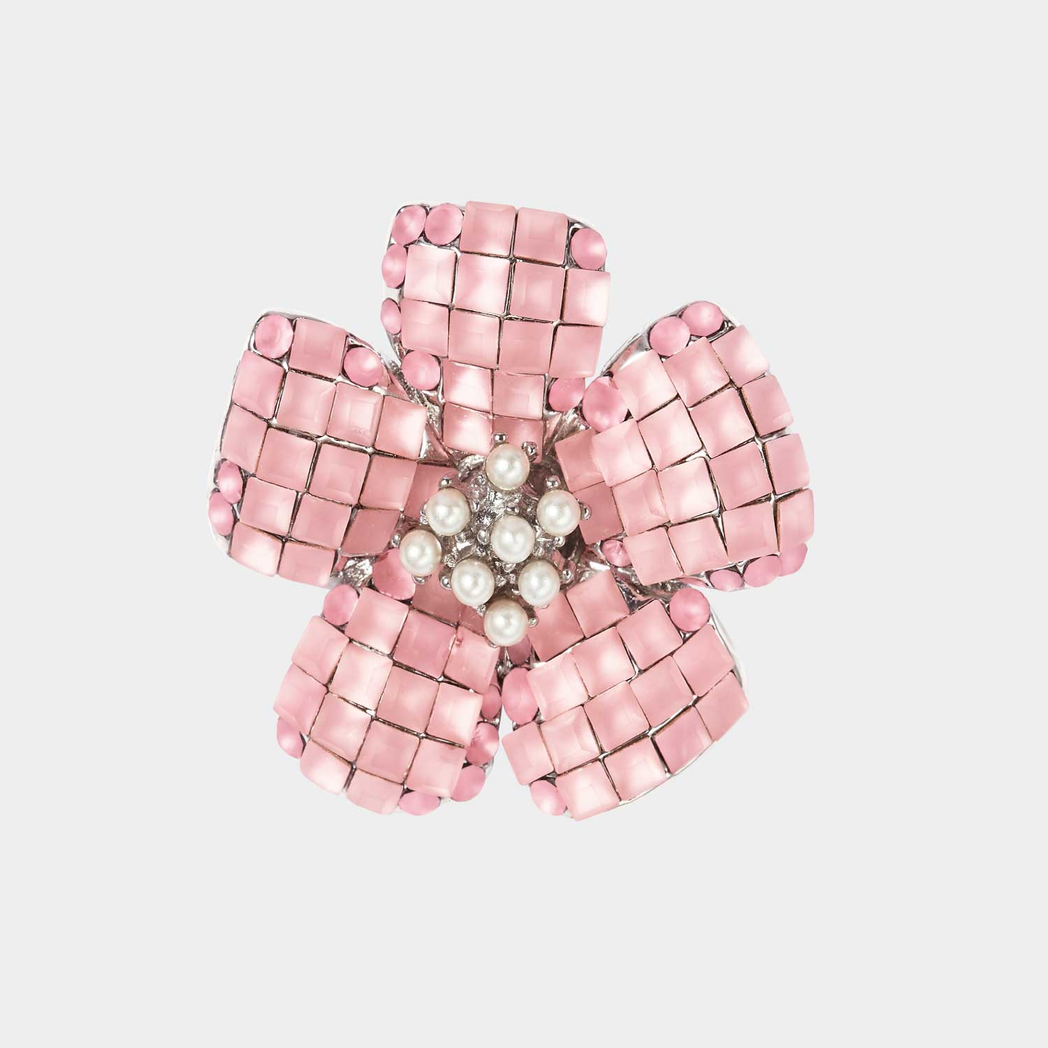 FOXEY フォクシー ブローチ FLEUR フルール クリア 花 フラワー 26645