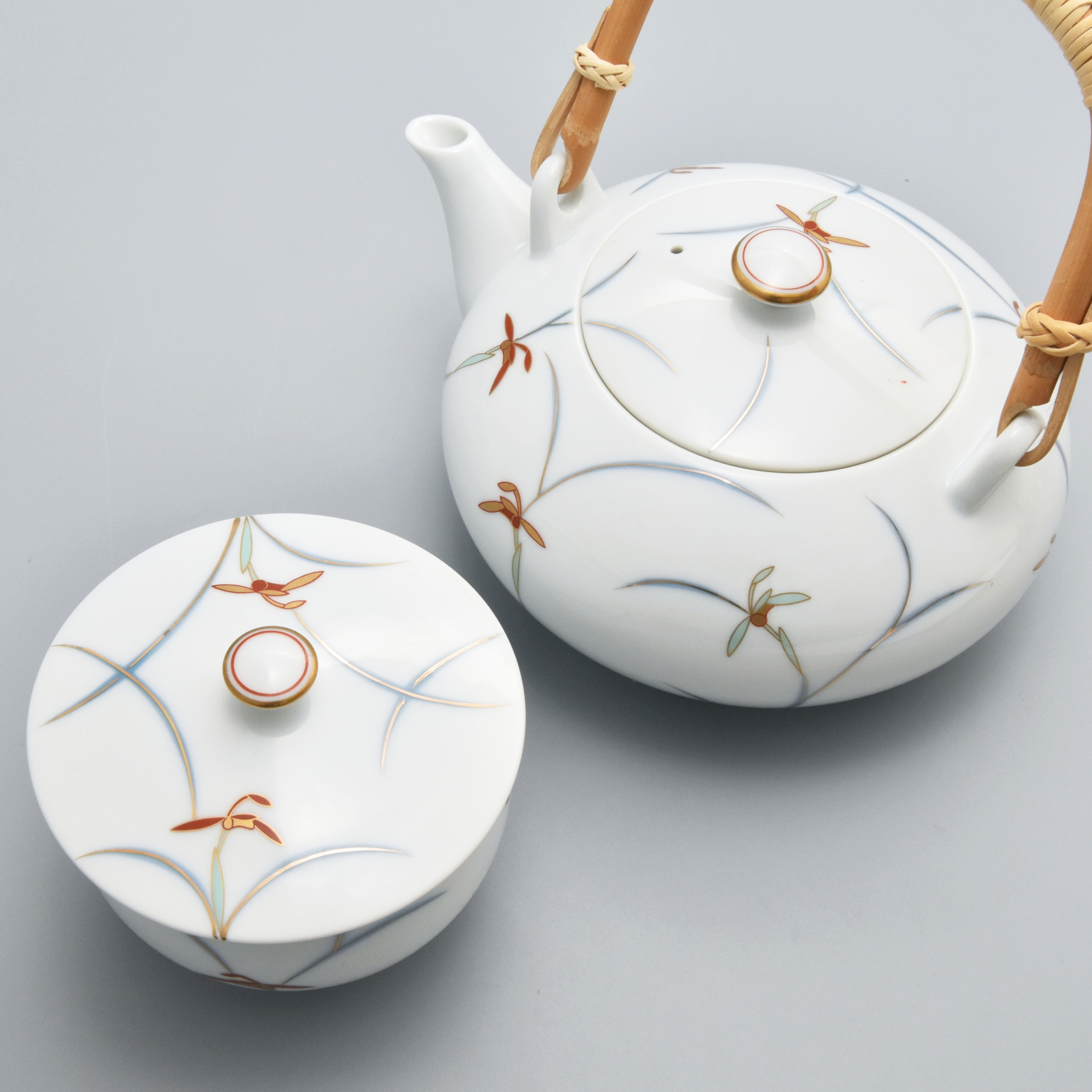 蘭）有田焼 茶器揃,セット（急須・湯のみセット）|有田焼の老舗-香蘭社