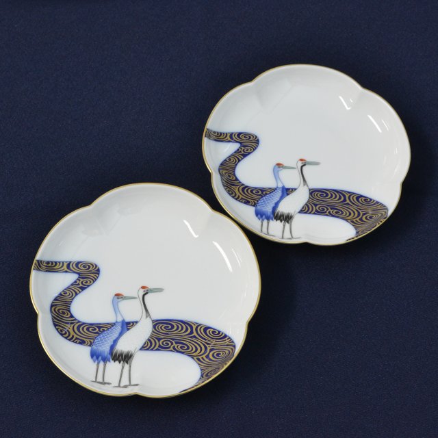 光琳鶴）組皿|有田焼の老舗-香蘭社オンラインショップ