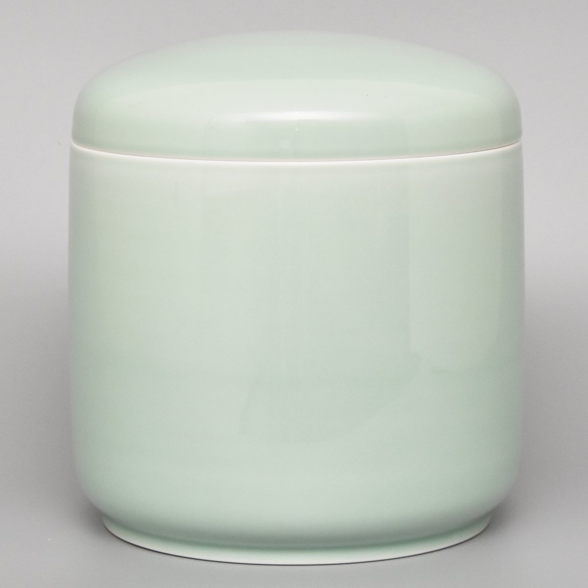 青磁）筒型7寸骨壺|有田焼の老舗-香蘭社オンラインショップ