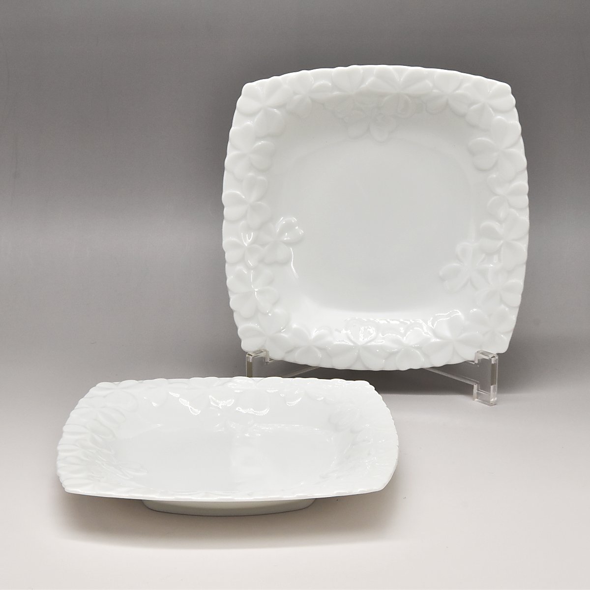 2231 香蘭社 白磁 皿 10客 未使用 2231 香蘭社 白磁 皿 10客 未使用