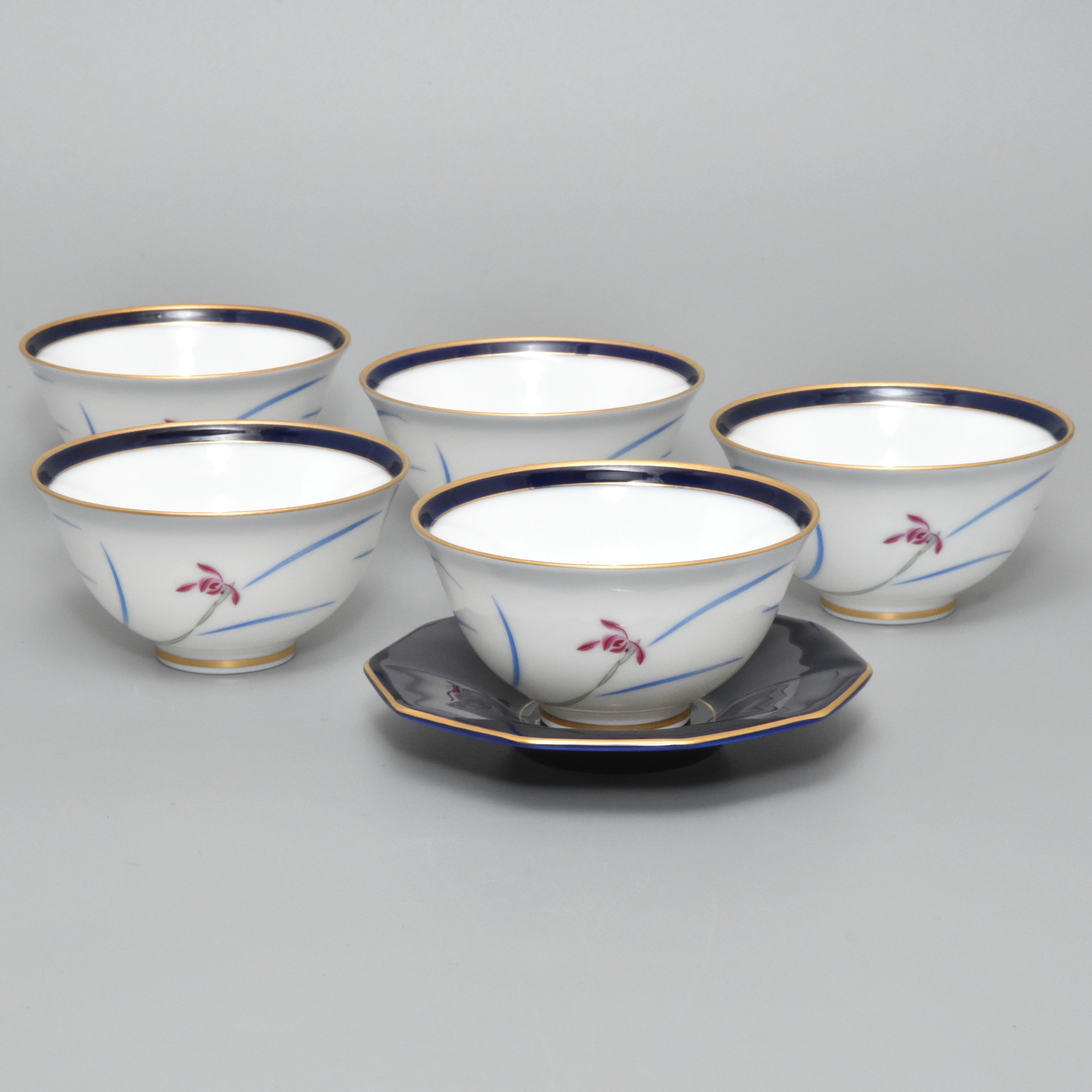 湯のみ5客セット|有田焼の老舗-香蘭社オンラインショップ