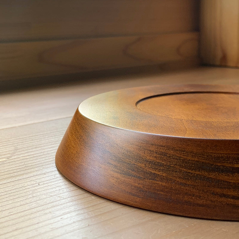 新山木工｜漆皿｜拭き漆・木のお皿 - INTERIOR SHOP momotose