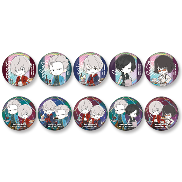 デビルメイクライ シリーズ×パセラ缶バッジ15種 コンプリートセット