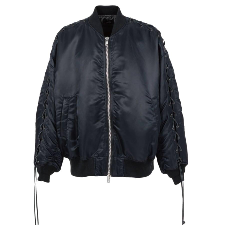 ジャケット・アウター BADHOP Breath lace-up-MA1 BREATH】LACE UP MA