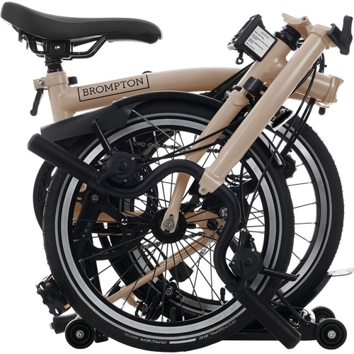 BROMPTON 2024年製Cライン6速折たたみ自転車 ベージュ16インチ