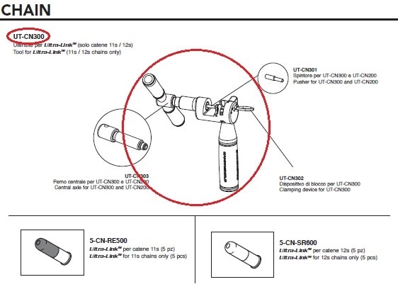 Campagnolo UT-CN300 チェーンカッター