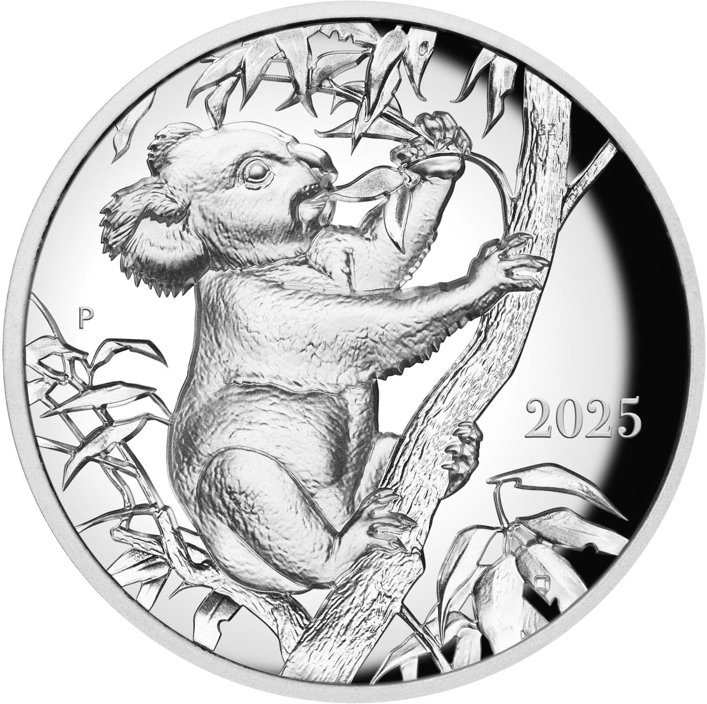 Silver Two Ounces 2025 Beth Zaiken - The Koala, Coin from