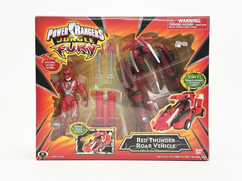 Power Rangers Jungle Fury RED THUNDER ROAR VEHICLE パワー