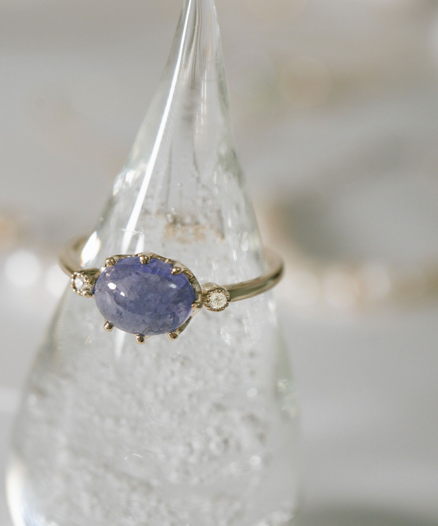 天然石 タンザナイト ルース 天然石リング クリスマスアクセサリー