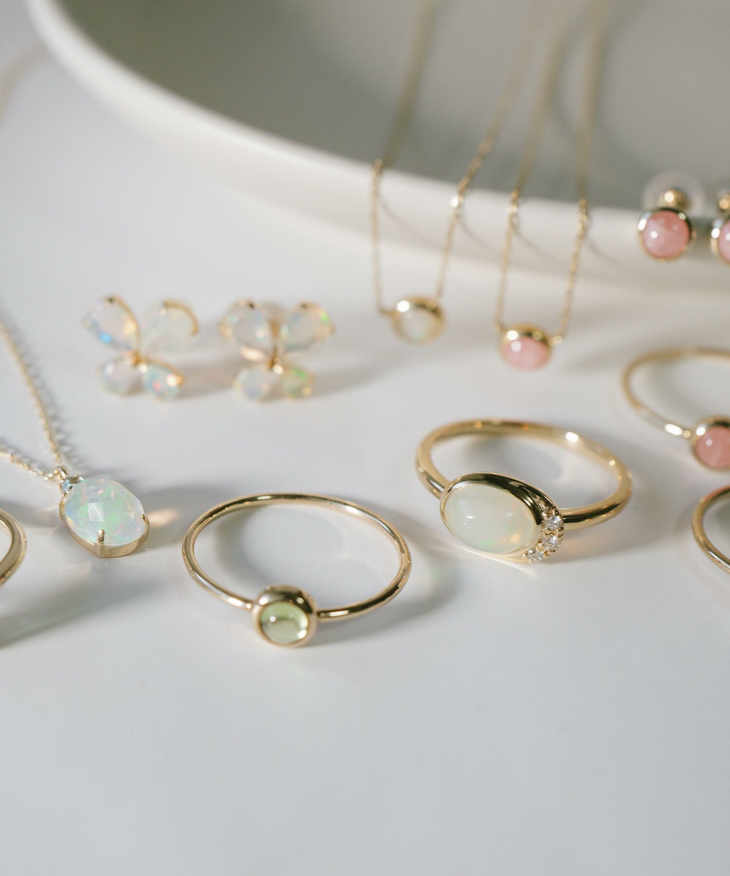 オパール リング k10 【elia-tva-ring エリア・トヴォ】 天然石 リング