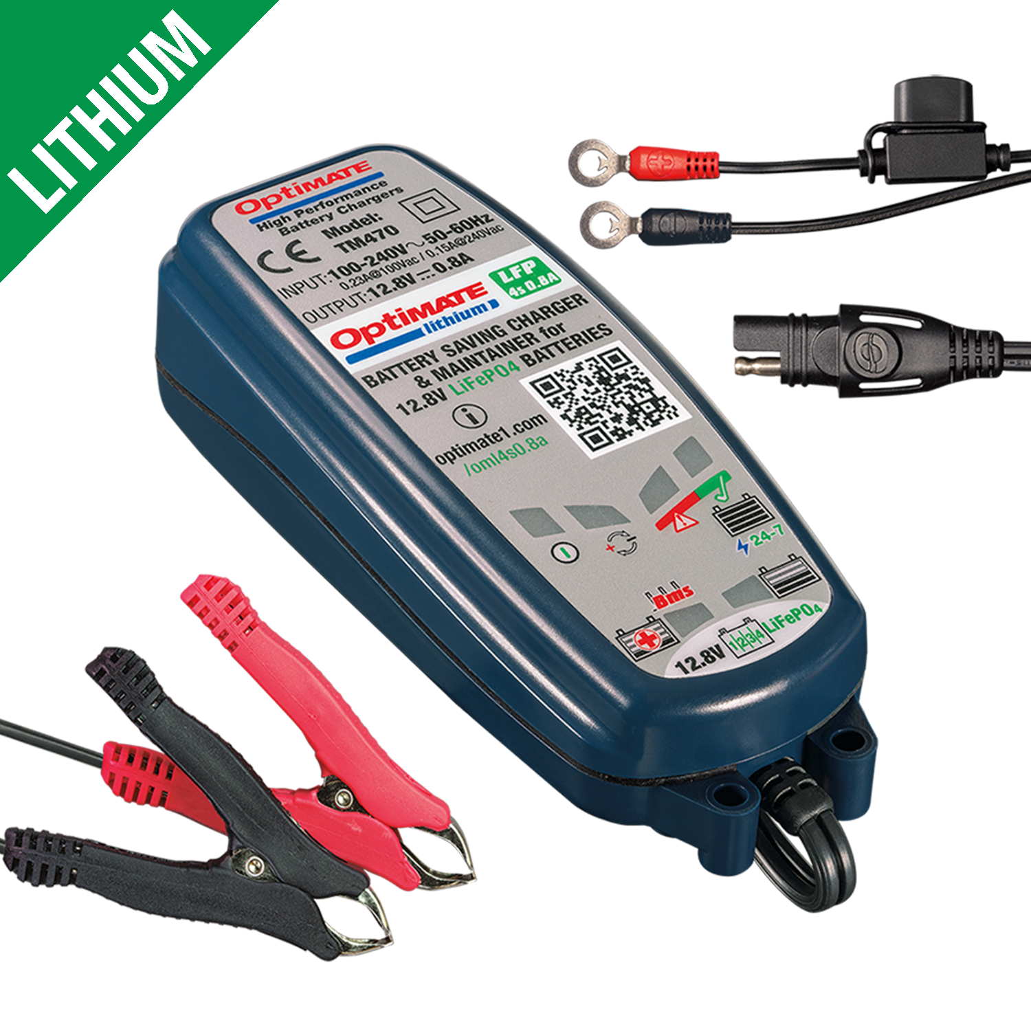 OptiMate Lithium 4s 0.8A - OptiMate