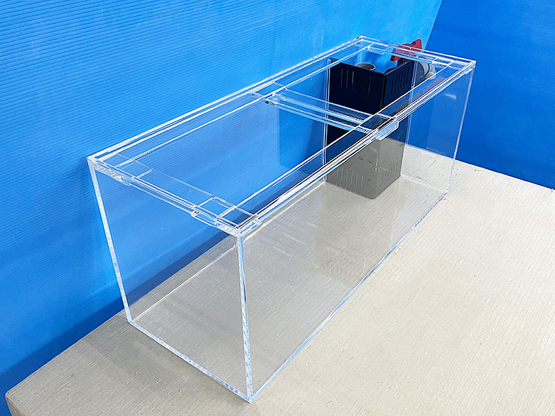 オーダーメイド・アクリル水槽】サイドフロー（ボールバルブ付属）80cm水槽